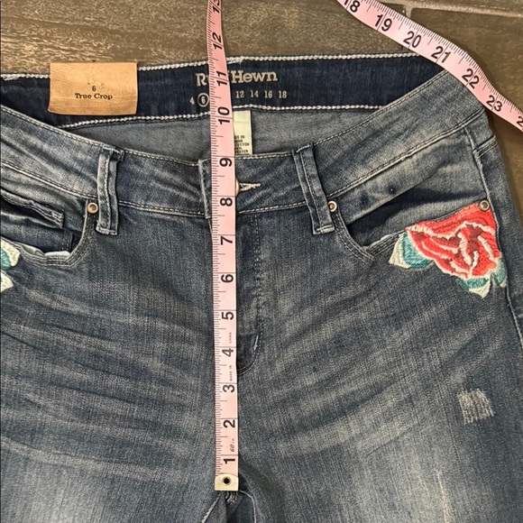 Ruff Hewn Blue Skinny Jeans with Modern Distressing - Picture 7 of 12